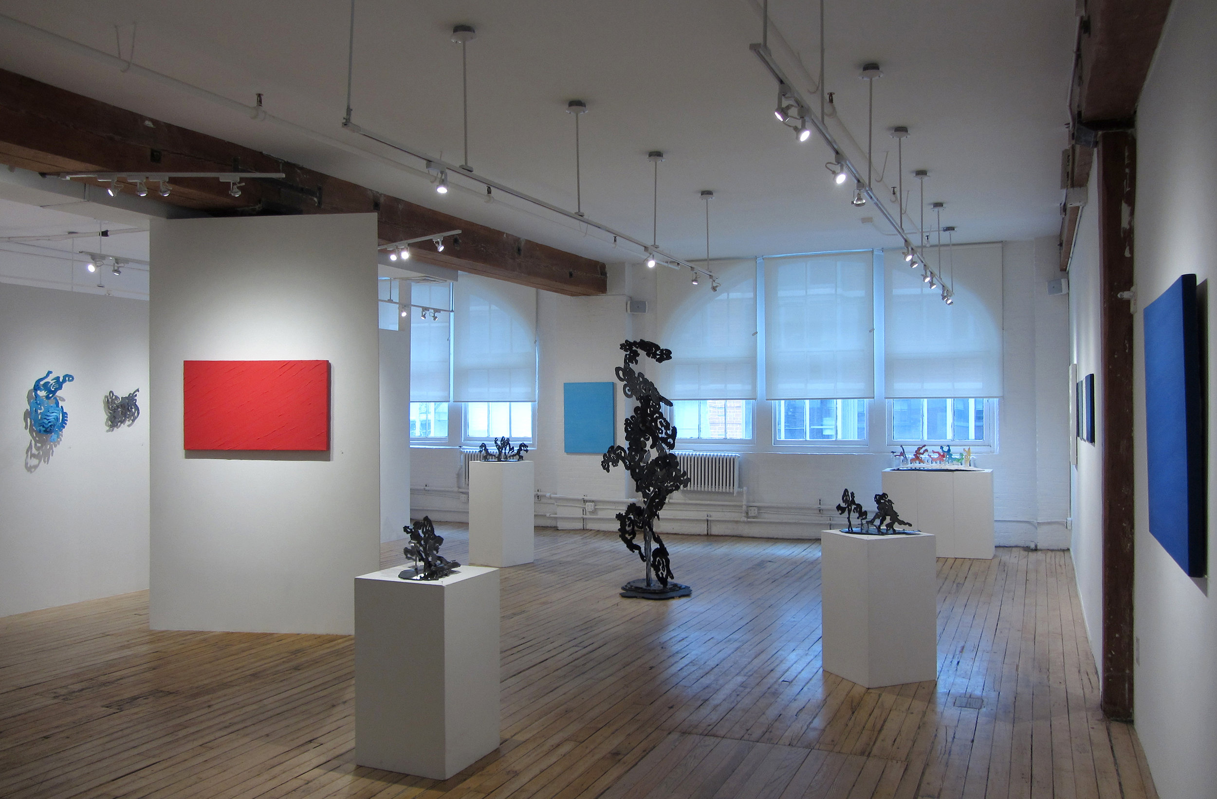 Installation View of Examining Movement & Gestures