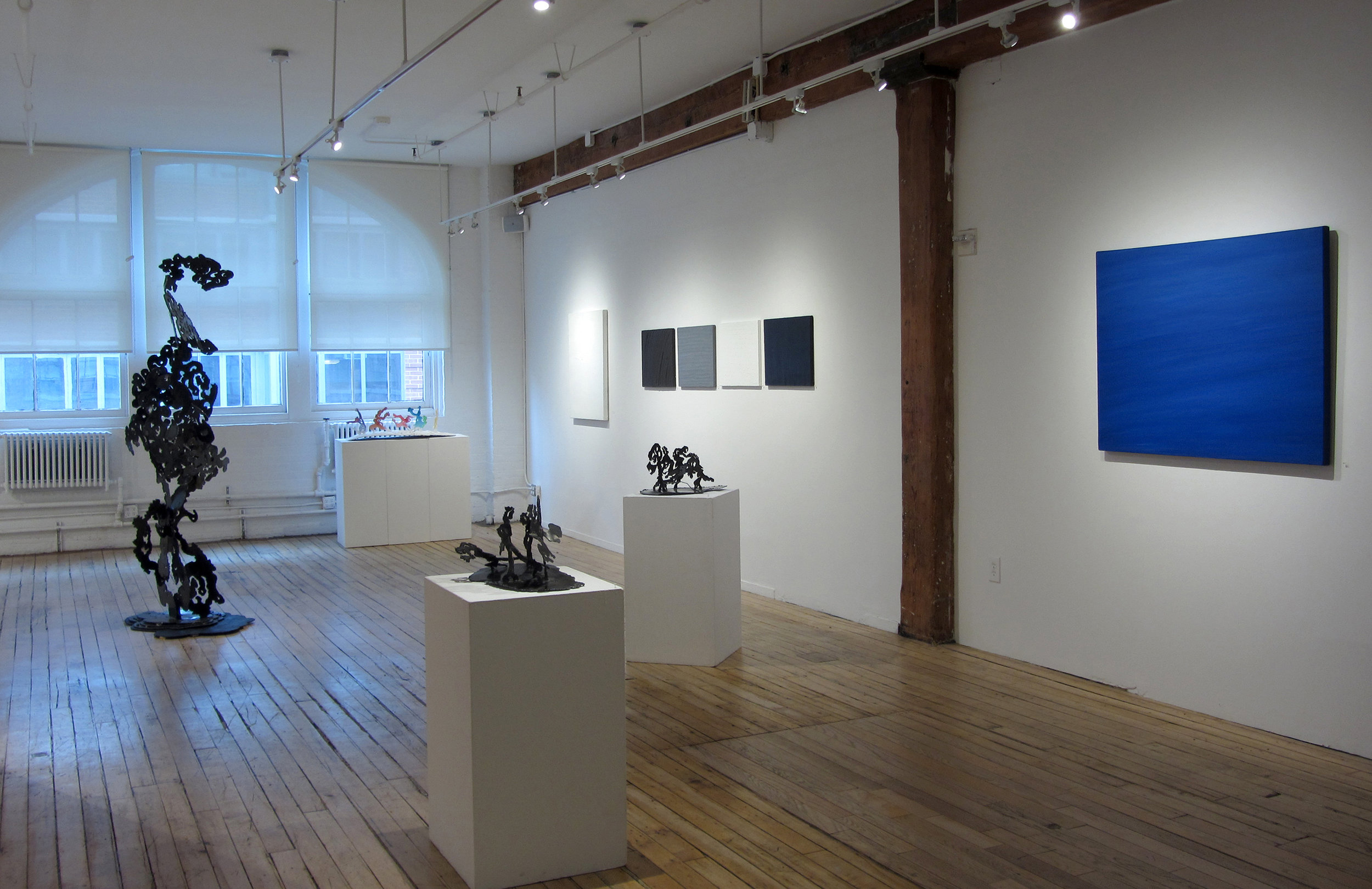 Installation View of Examining Movement & Gestures