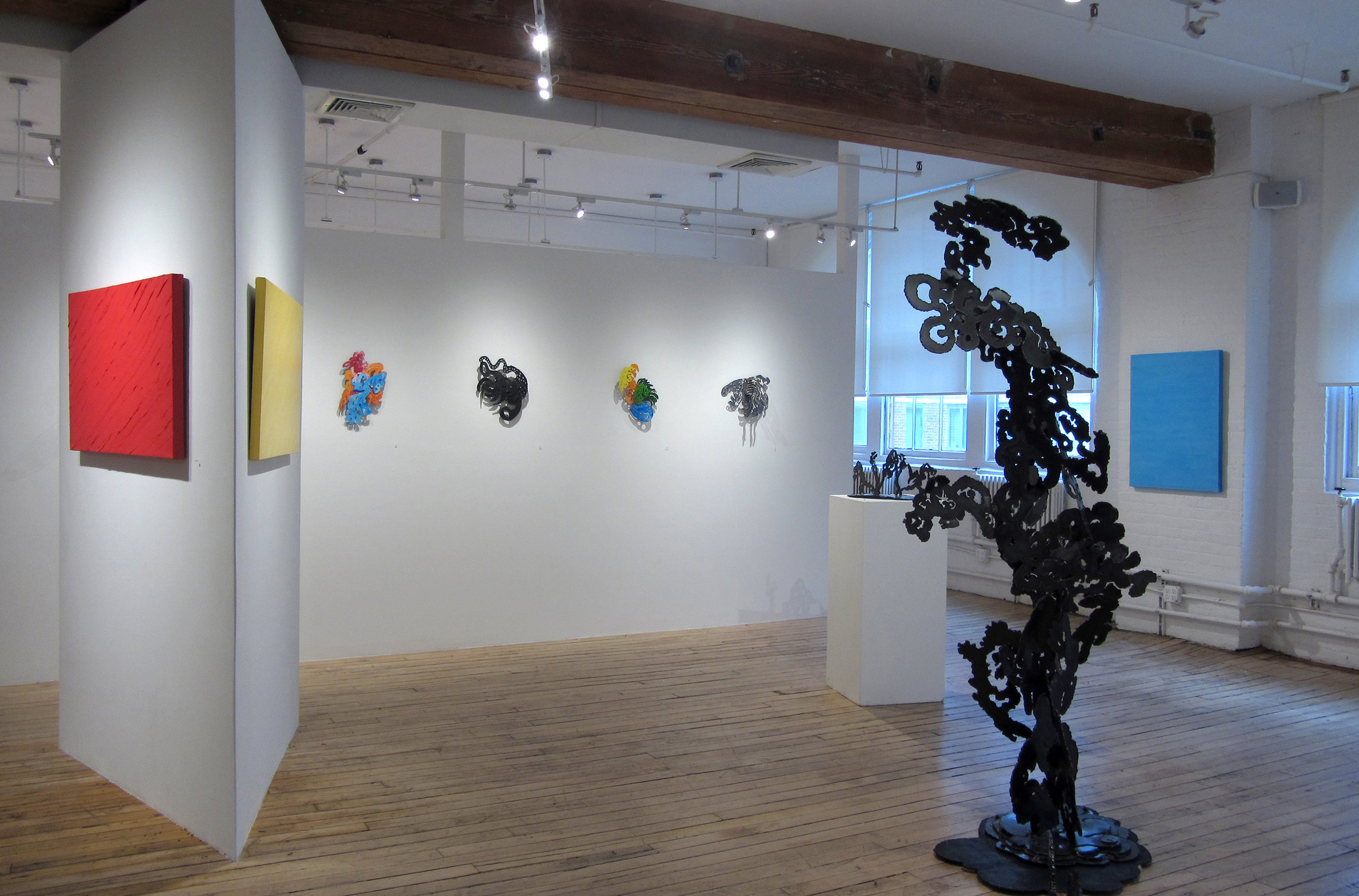 Installation View of Examining Movement & Gestures