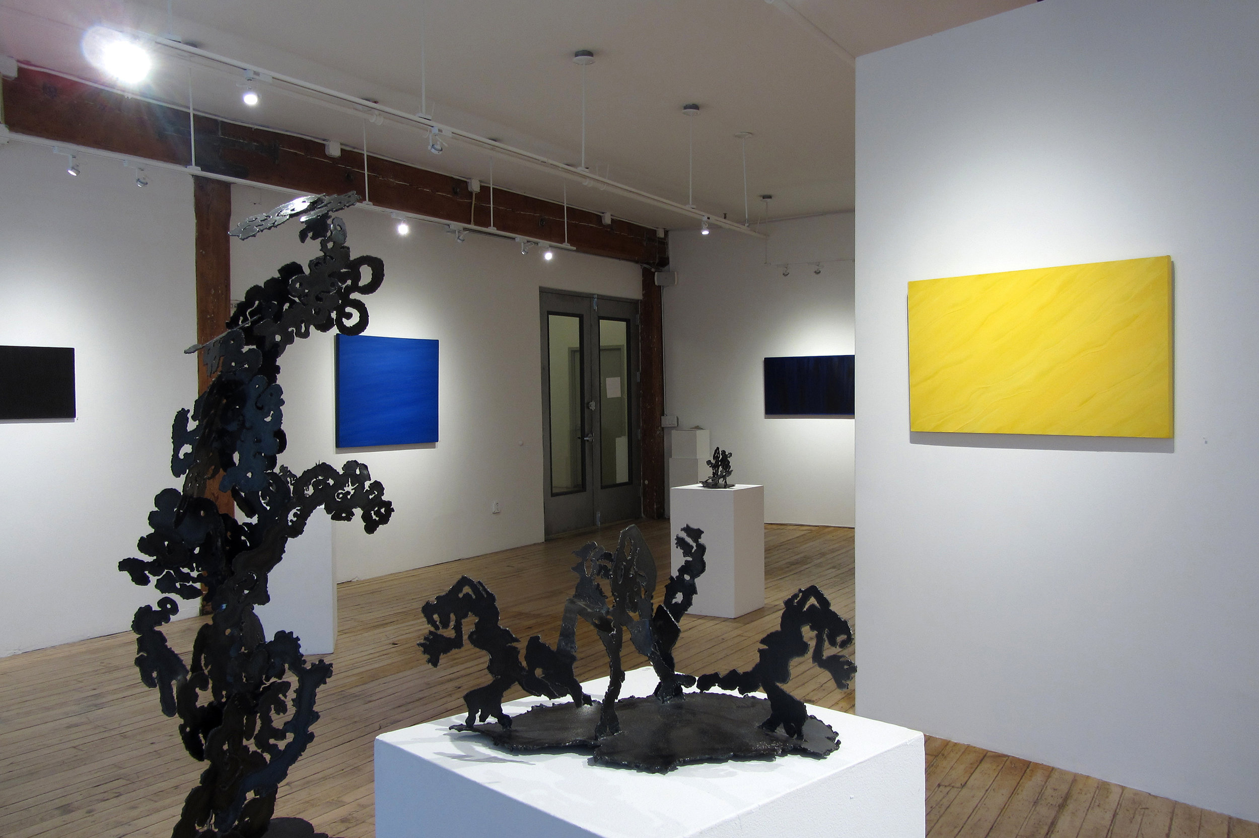 Installation View of Examining Movement & Gestures