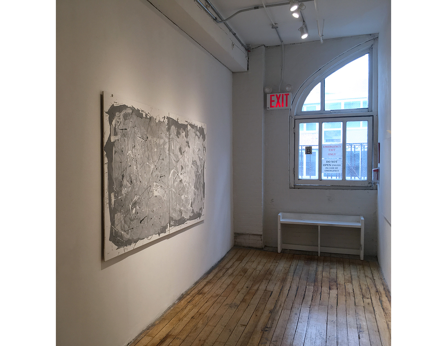 Installation View of On the Wall