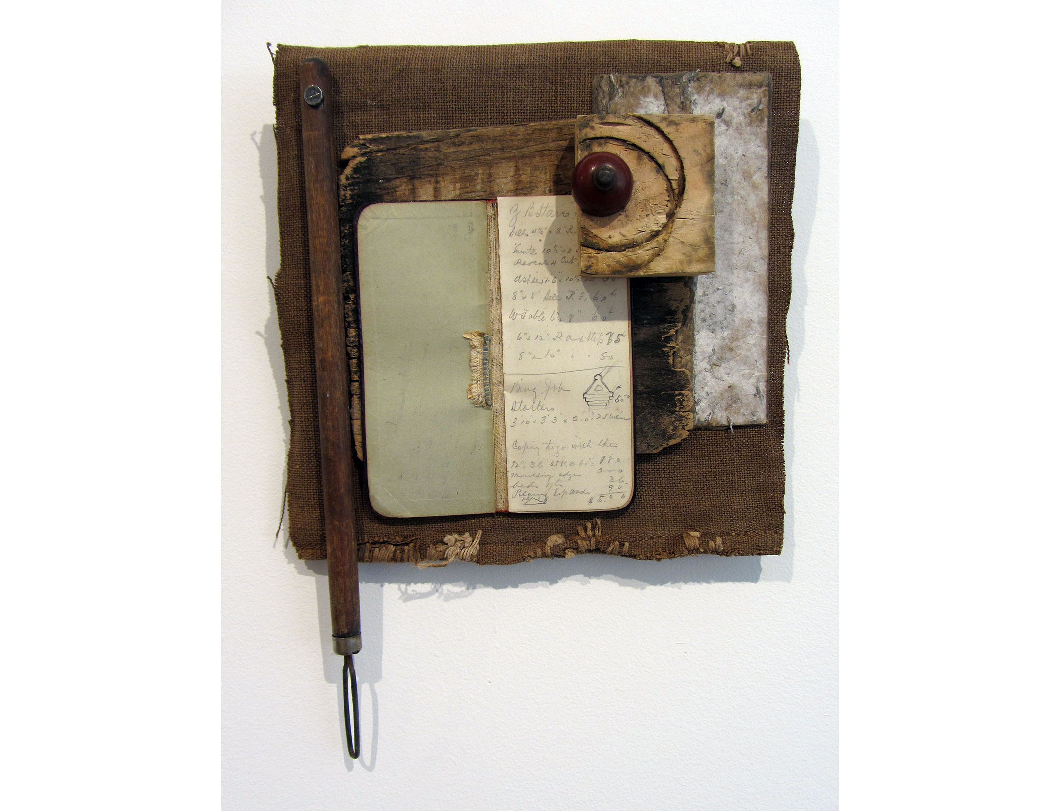 Liz Curtin, A Few Small Repairs I A Book Worth Reading, 2017, Mixed Media, 9 x 12.5 x 2.5 inches, $475.JPG