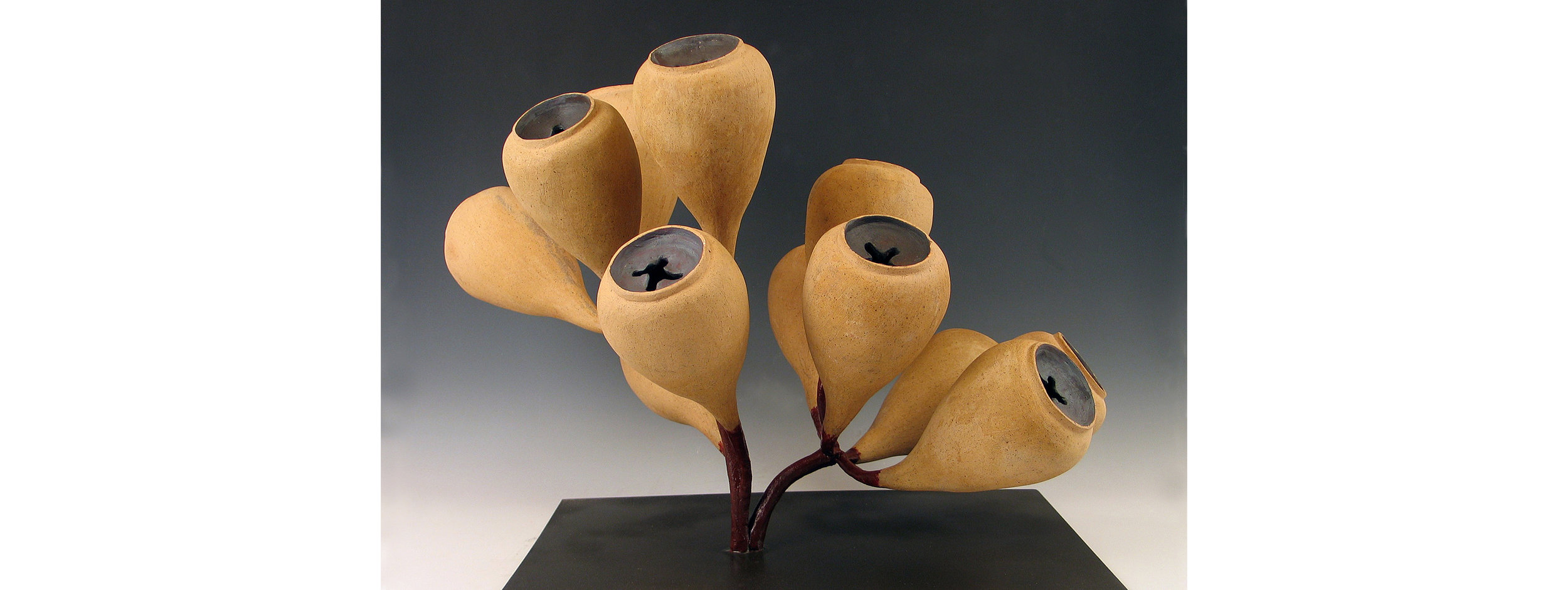 Lorenz_Eucalyptus Spray_Ceramic, steel,epoxy, paint.jpg