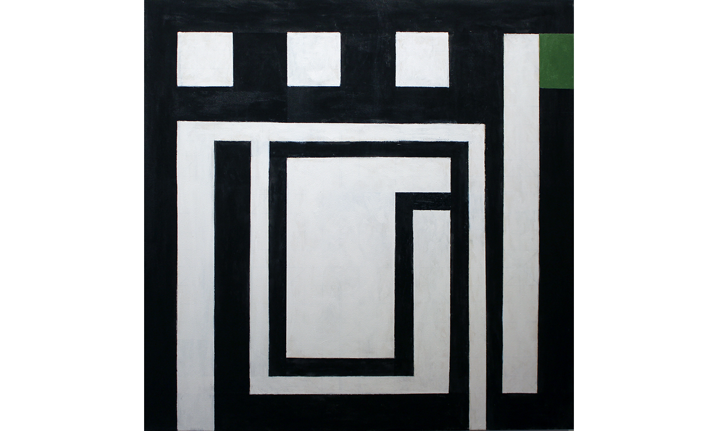 Ludwig, A Touch of Green, 2016, Acrylic on Canvas, 35 x 35 inches, $2,500.jpg