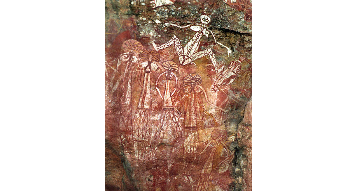 1. Leon Yost All Mother Pigment print of Aboriginal pictographs, 24 x 20 inches, 2018.jpeg