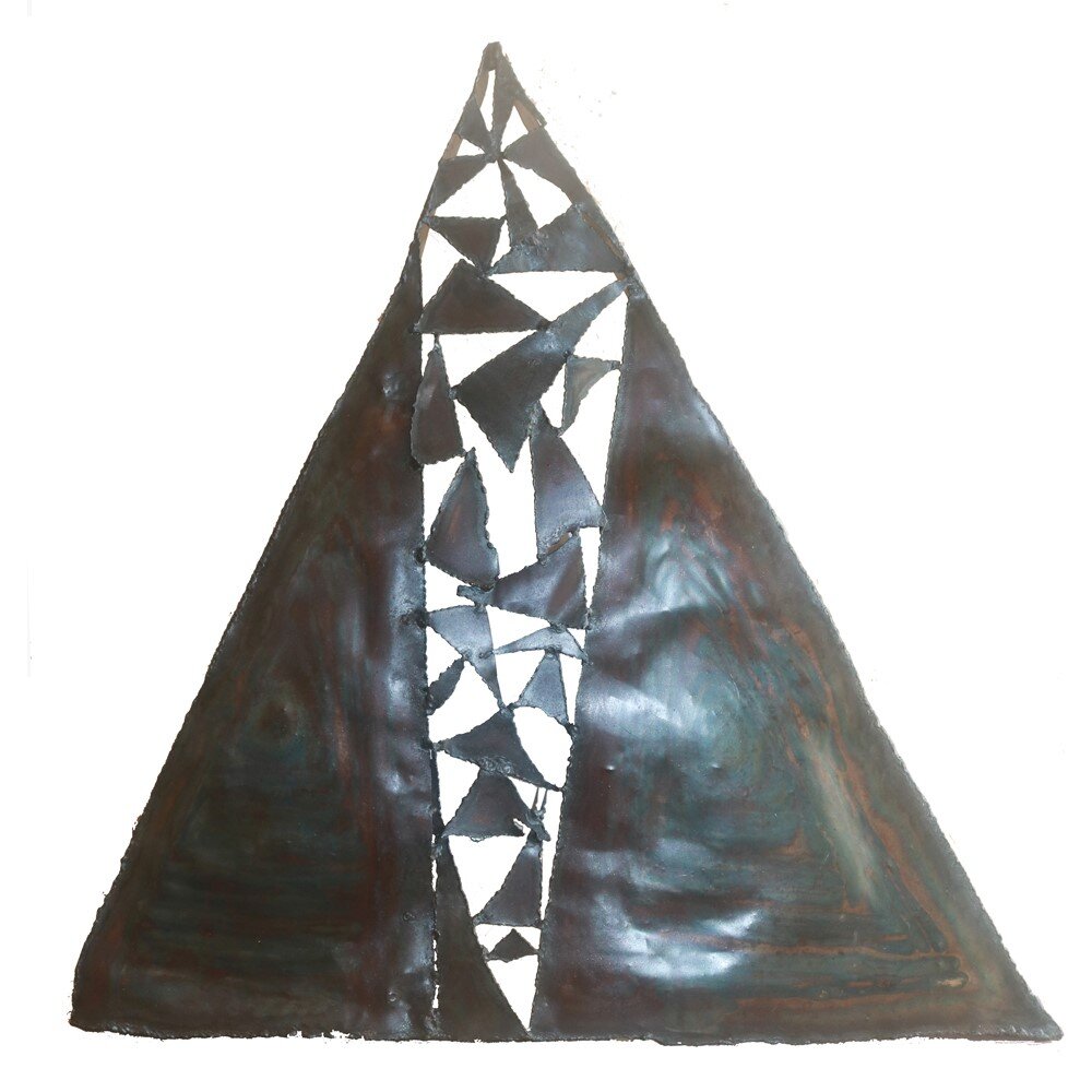 Triangle, 31 inches x 24 inches x 3 inches, Steel, 2015.jpg