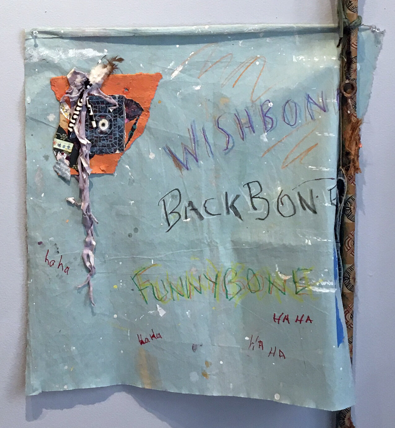 Funny Bone Sign, 2021, 23 x 22.5, $500.JPG
