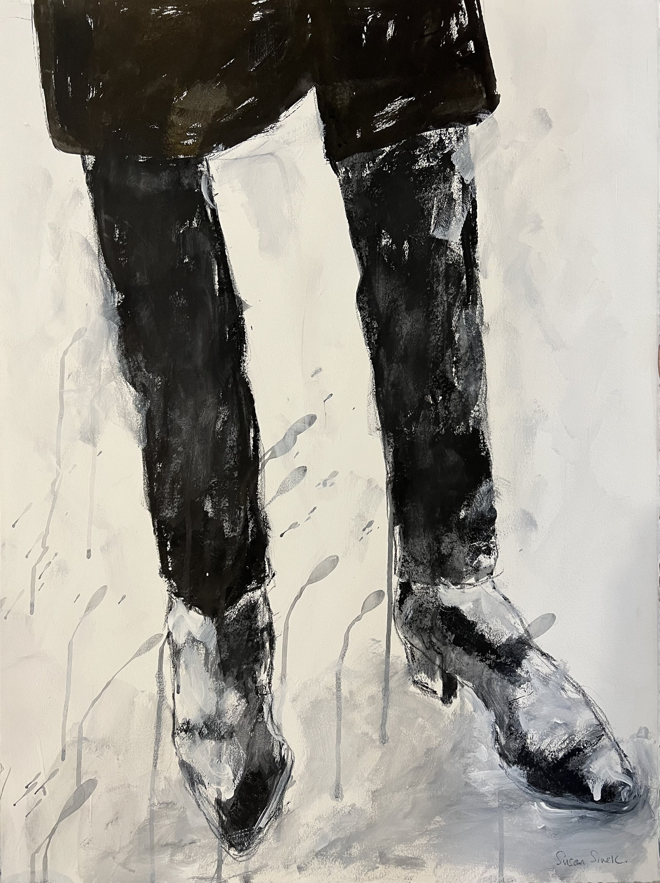 Legs 3 22%22 x 30%22  paper. Chinese ink, charcoal, graphie and gesso.jpeg