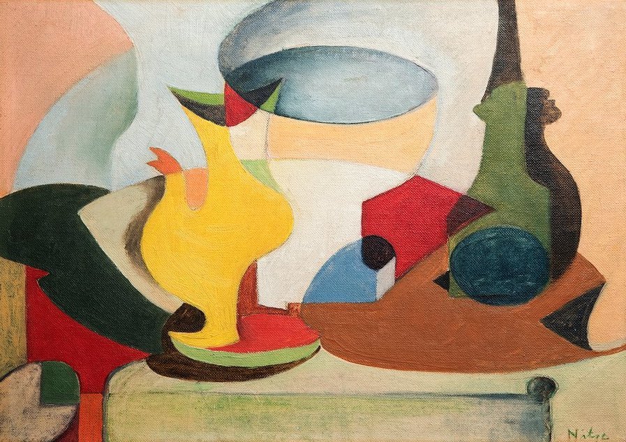 YELLOW PITCHER, oil on canvas, 10” X 14,” 1955.jpeg