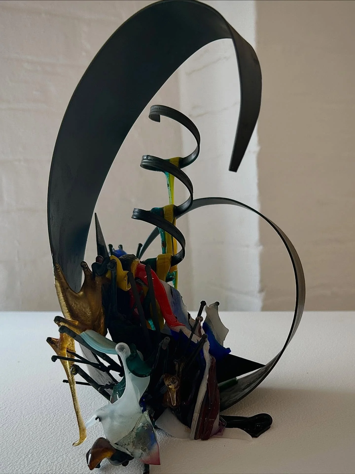 &ldquo;In the endeavor to continue progress in self-expression, I have reconnected with welding.&nbsp; Creating welded steel via oxy-acetylene. &nbsp;This process allows for the freedom to be whimsical and playful; forming nature related organic insp