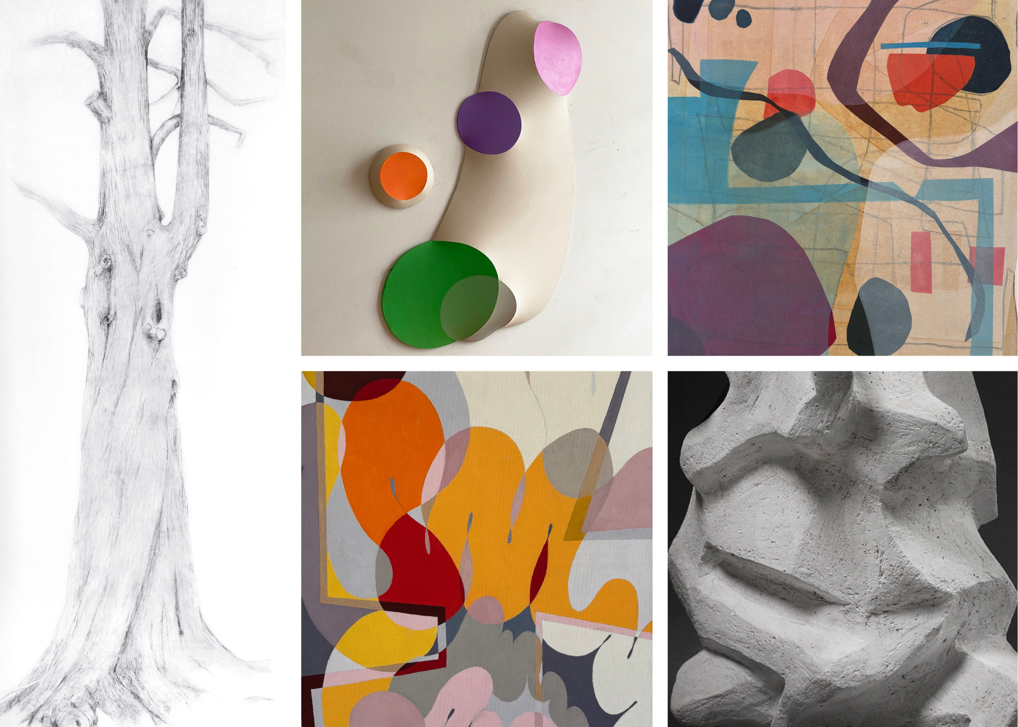 details of artists' work
