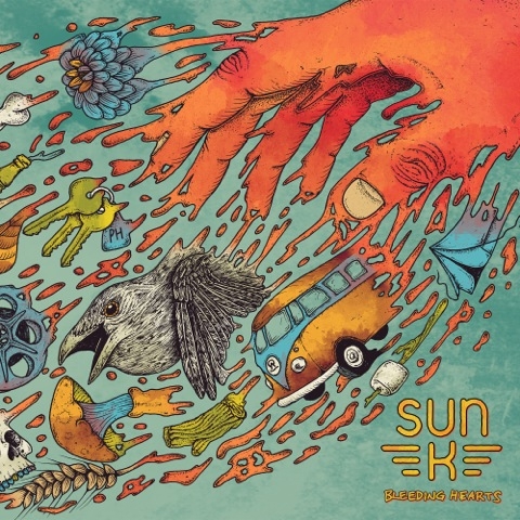 SUN K - BLEEDING HEARTS (2018) Credits - Producer, Engineering, Percussion, Bass on (“The War”), Co-Writer (“Lovers + Crows”)