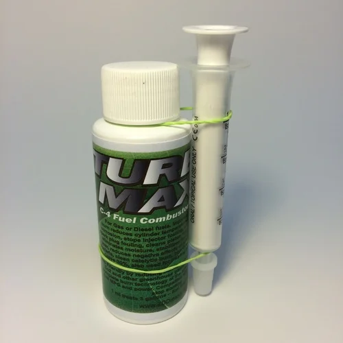 Turbo Maxx C-4 SmallFor gas or diesel fuels. Improves complete fuel burn reduces cylinder temperatures, lubricates, anti-corrosion, stops injector fouling, stops glow plug and spark plug fouling, clean piston rings, removes carbon, eliminates moistu…