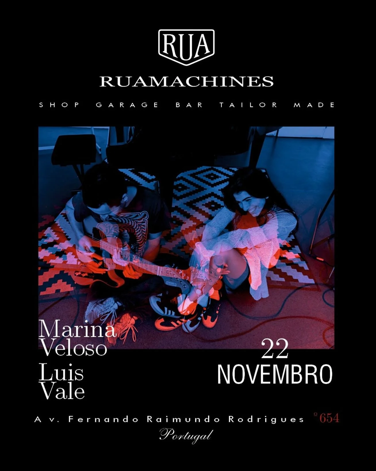 Dia 22 de Novembro pelas 23 horas, vamos ter a companhia da Marina Veloso na voz e Lu&iacute;s Vale na guitarra.