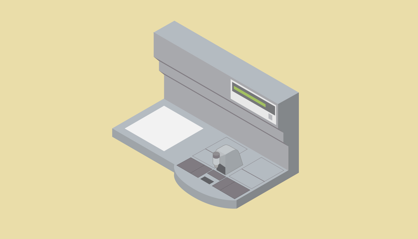 Processed tissue fragments are taken out of the processor and cassettes and transferred to a tissue embedding station.