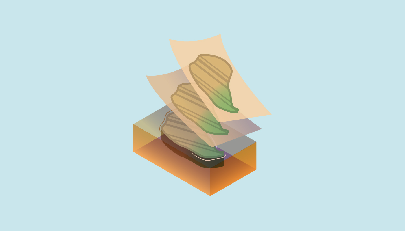 The microtome cuts the wax blocks into extremely thin slices.