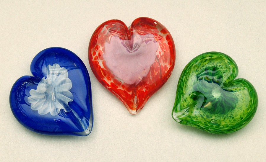 Heart Paperweights