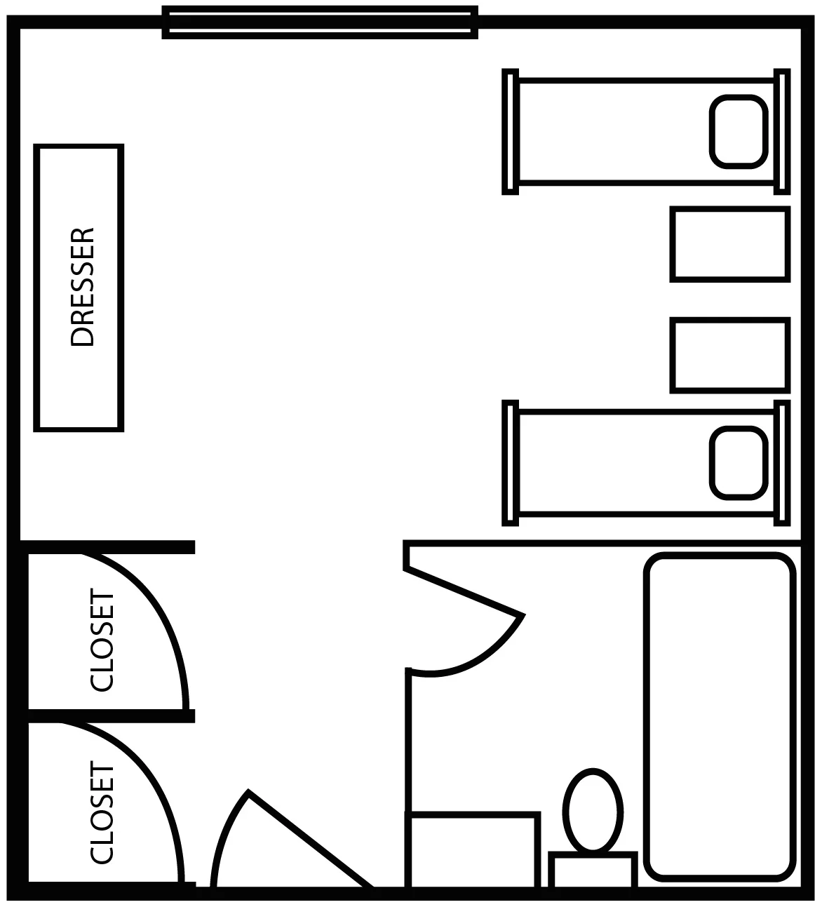 Magnolia Wing: Approximately 310 sq ft