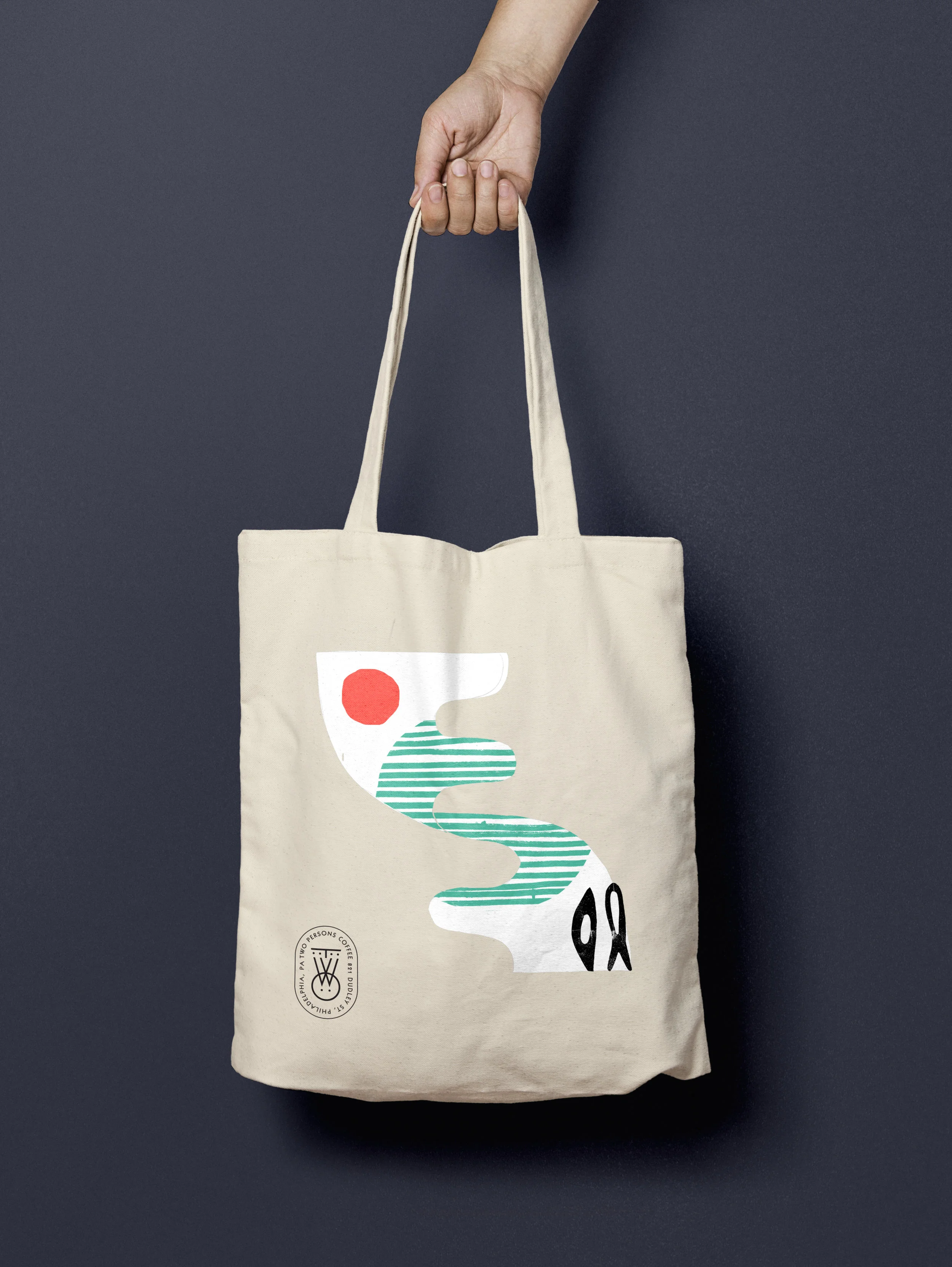 Two Persons Coffee Tote