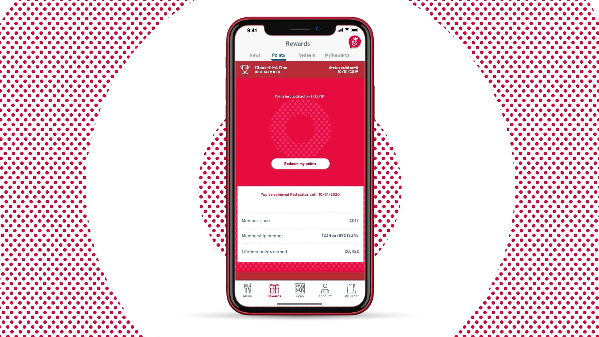 Rewards Progress Screens