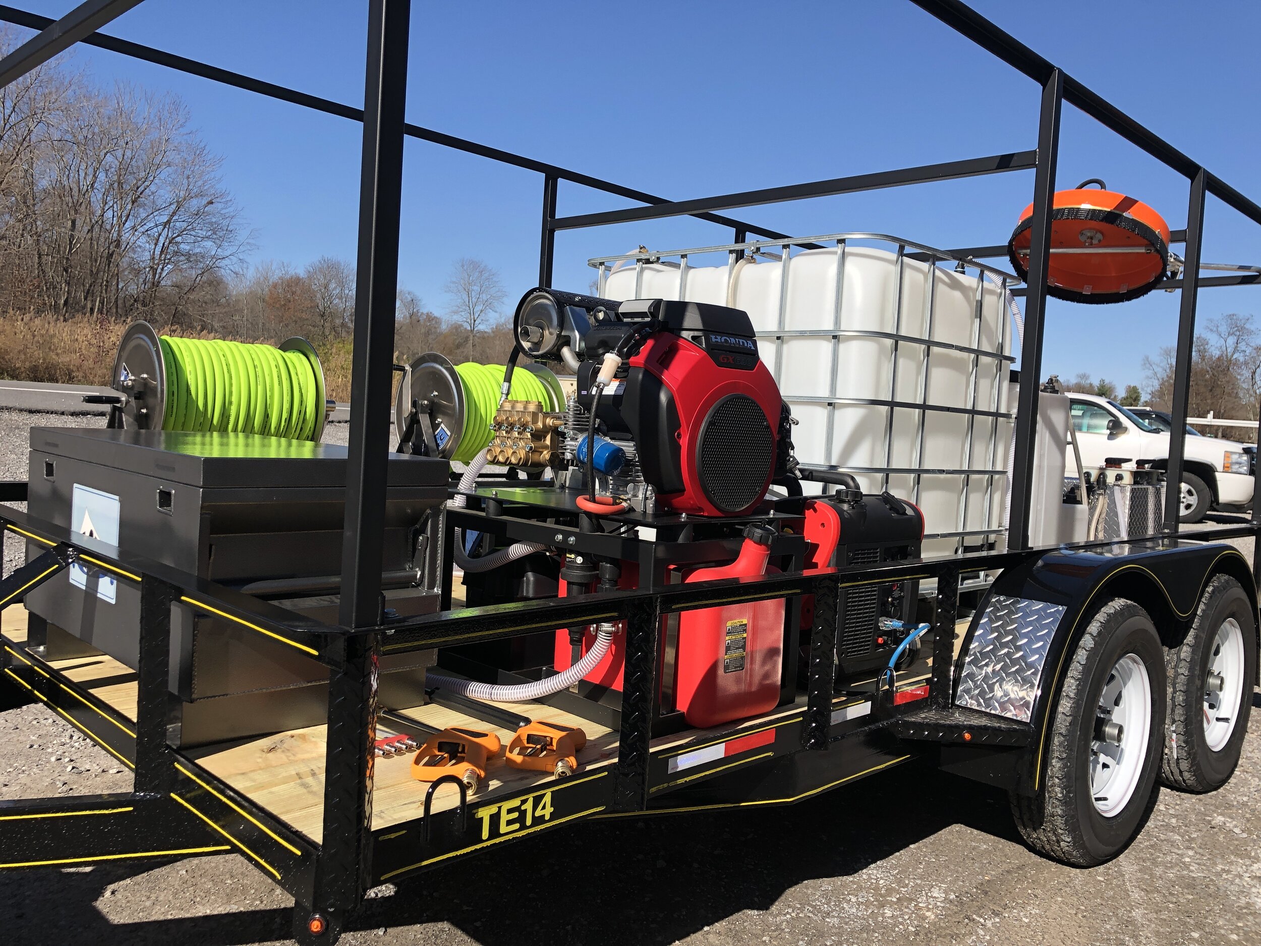 SCE TMS-4035-K-G  Truck Mounted Skid Pressure Washer