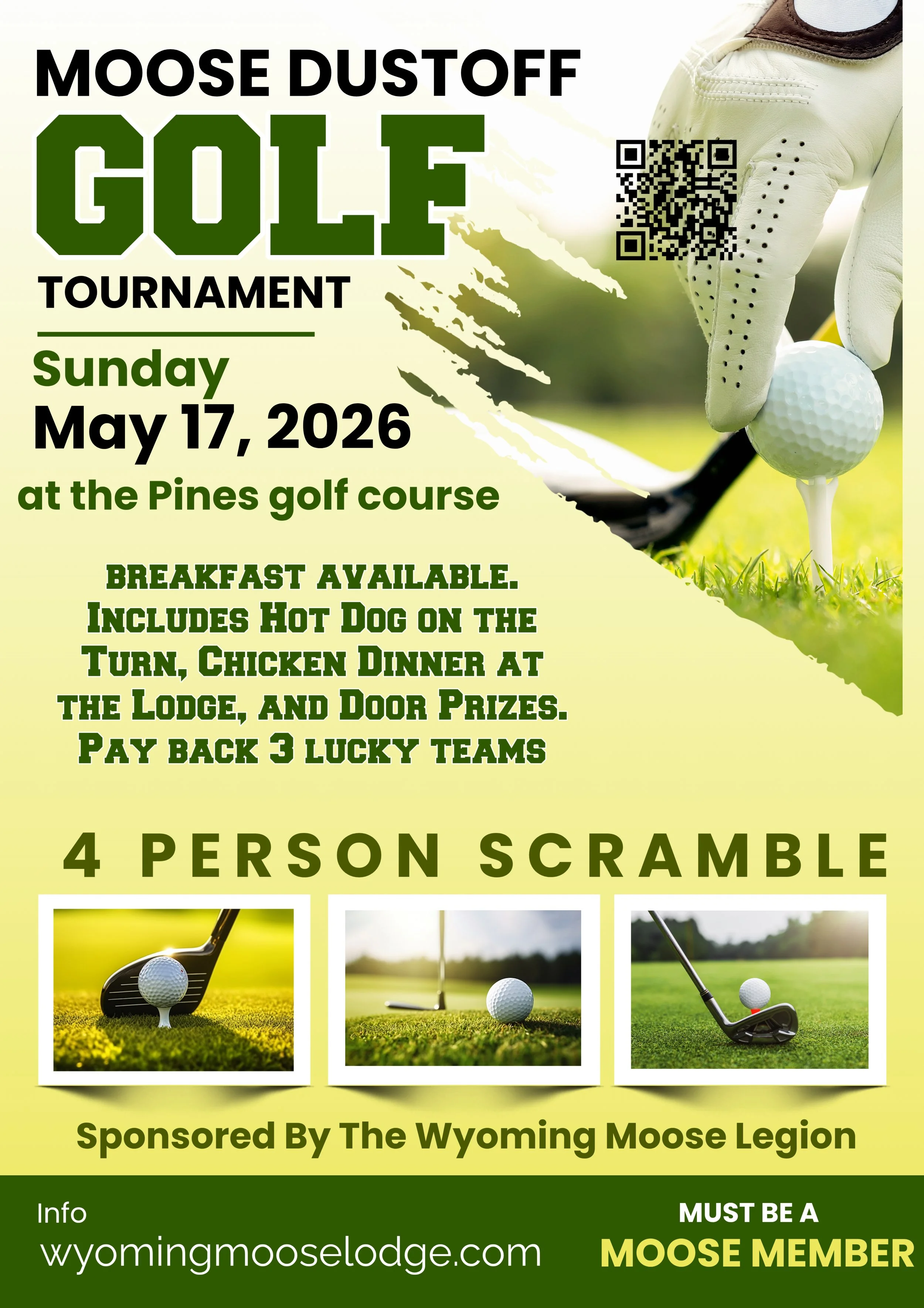 Wyoming Moose Legion Dustoff Golf Tournament