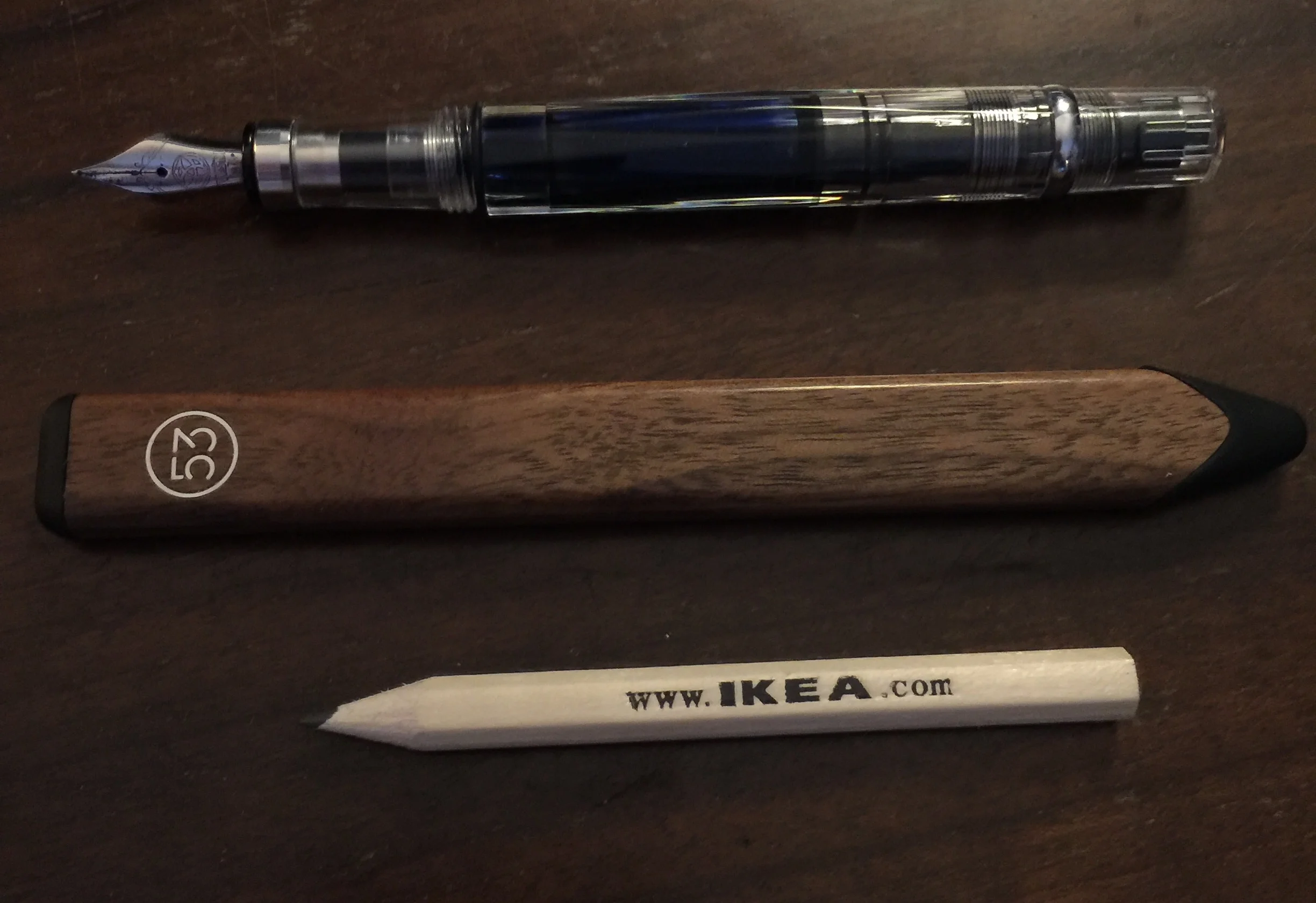 TWSB fountain pen, 53 iPad stylus, IKEA freebie