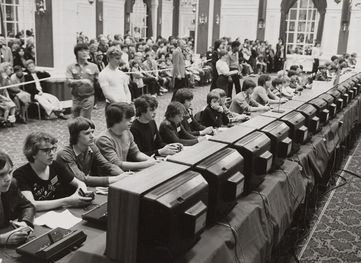 Atari’s National Space Invaders Championship in 1980
