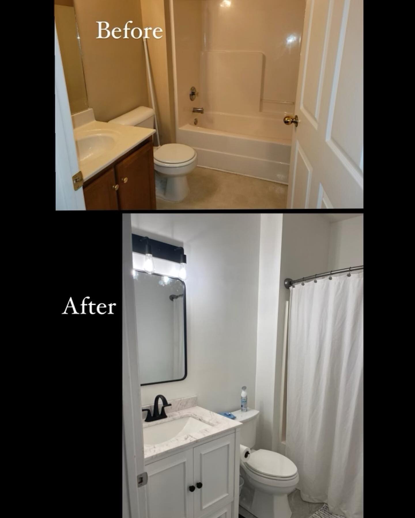 Bathroom remodel// @kristabharris @mkh96 project managers// @homedepot pro member #homedepot // @yonts09 tile saw loaner// and Buster the plumber who I met in the plumbing aisle of Home Depot, worth the price of wisdom// #bathroomremodel #kohler #way