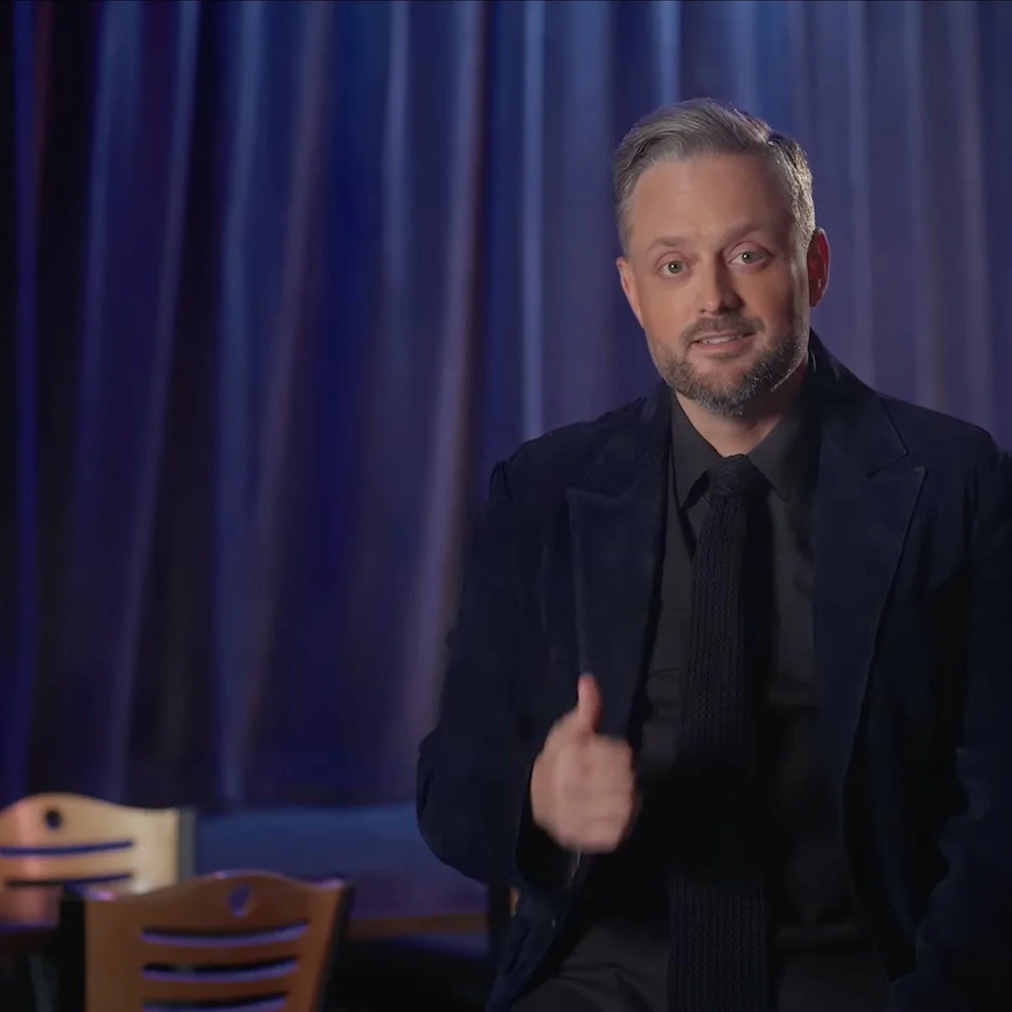 Had the chance to shoot this one with @natebargatze for @esquire Yes, he&rsquo;s hilarious&mdash;and yes, just as kind off-camera. Simple setup, some fun questions. He talks SNL, Fallon, Entourage, Seinfeld&hellip; and even gave me a few off-air stor