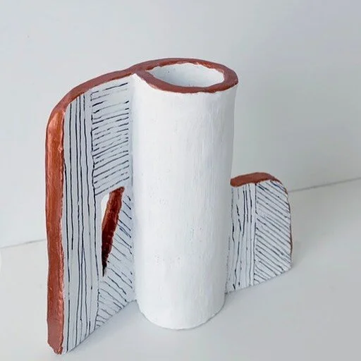 I was very fortunate to be invited by @cmi_design to facilitate a workshop inspired by the vessels of #bettywoodman. We were a group of 15 and the projects turned out so beautifully! I am offering this project during &ldquo;March Break&rdquo; in Apri
