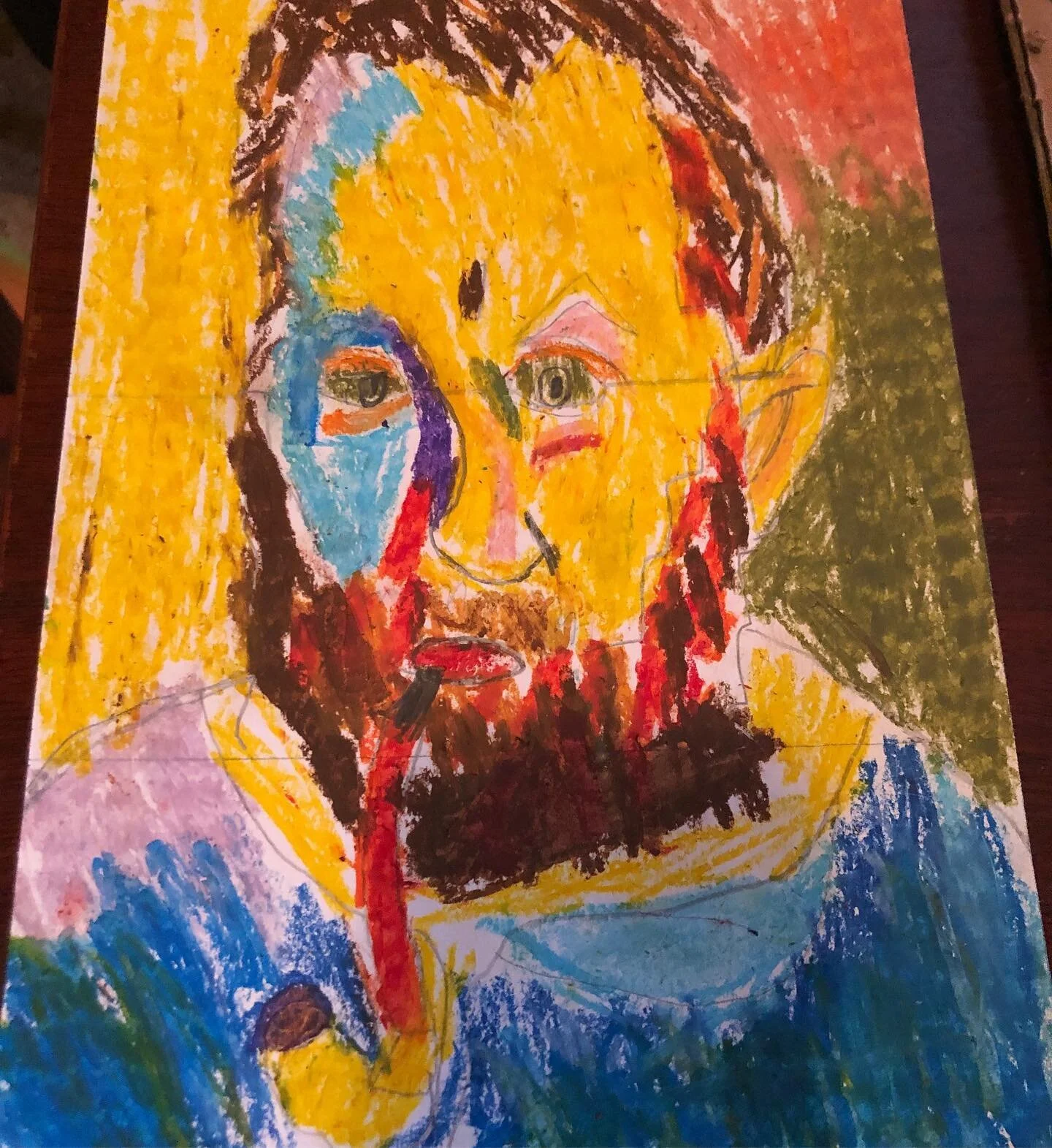 Today&rsquo;s class was all about warm and cool colours and drawing shapes. I am so impressed with the students&rsquo; work 🙌🏆🙌 #zoomartclass #pastel #matisse #ilovemystudents