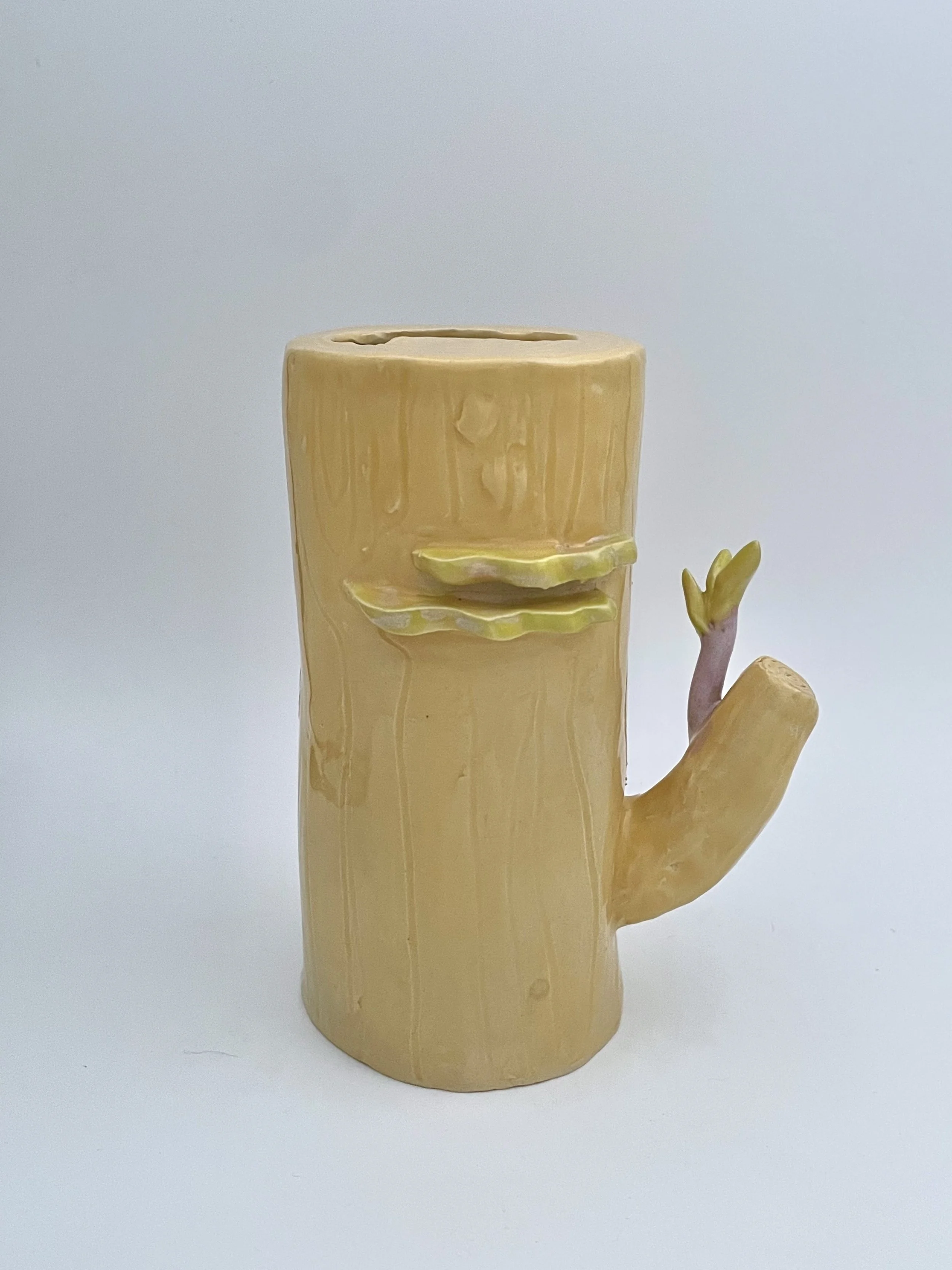 Stump Vase in Mimosa