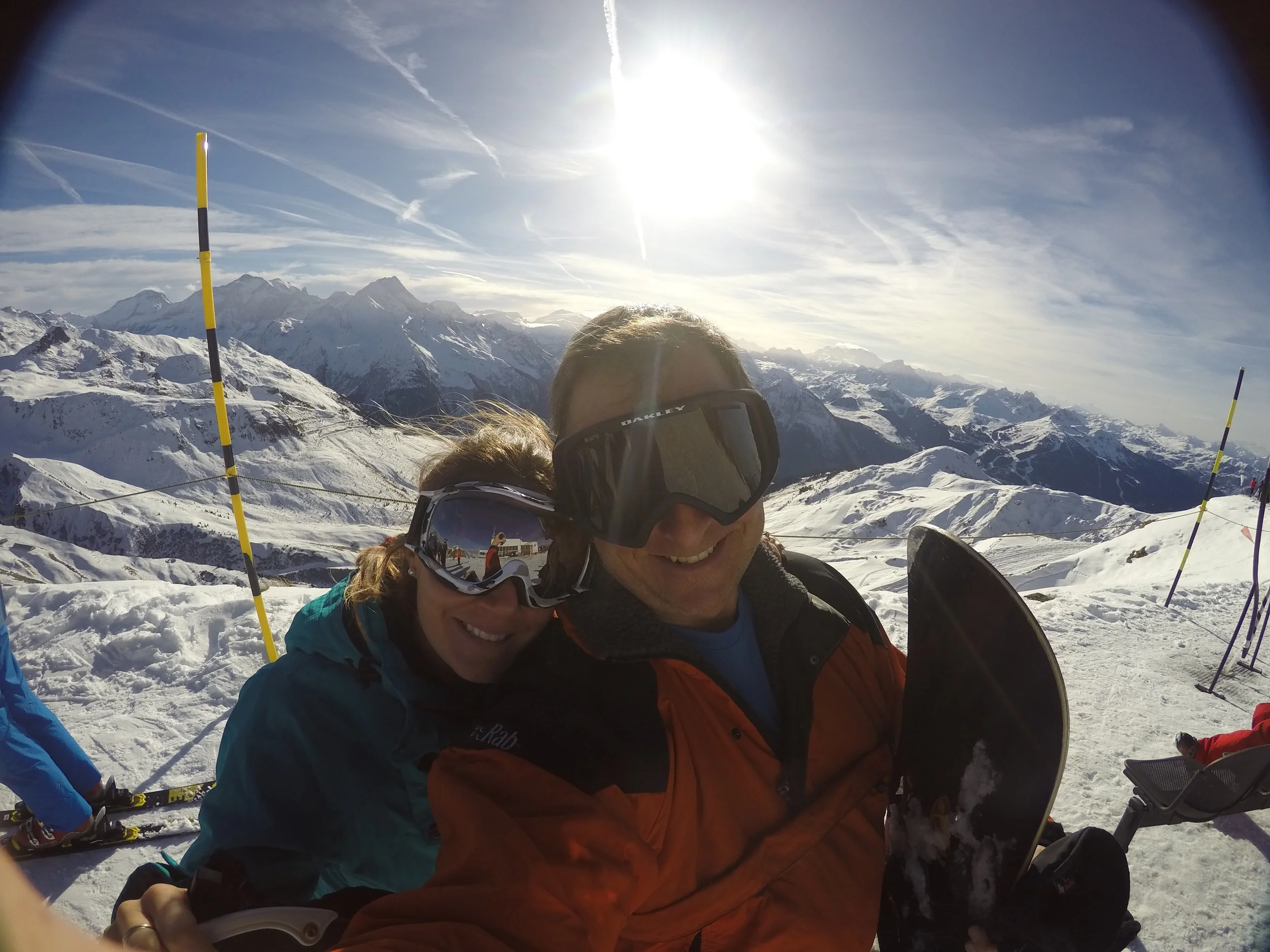 Skiing with children