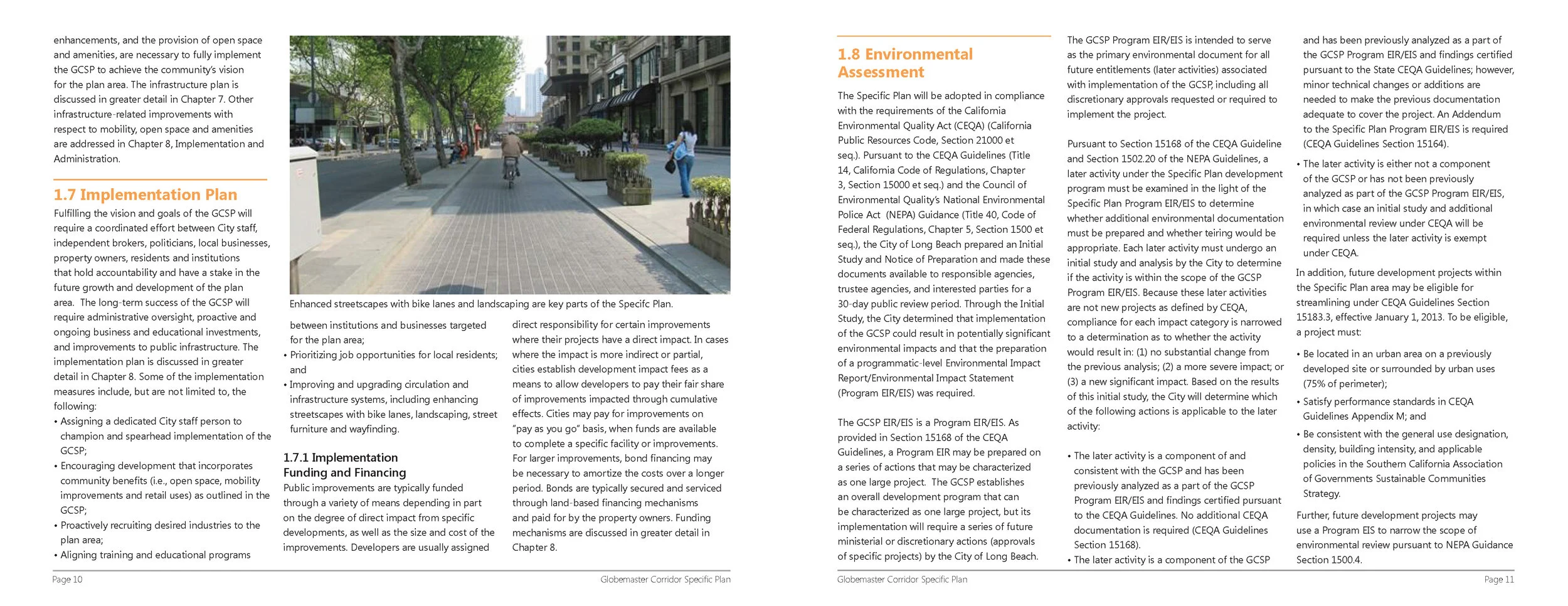 Specific Plan layout