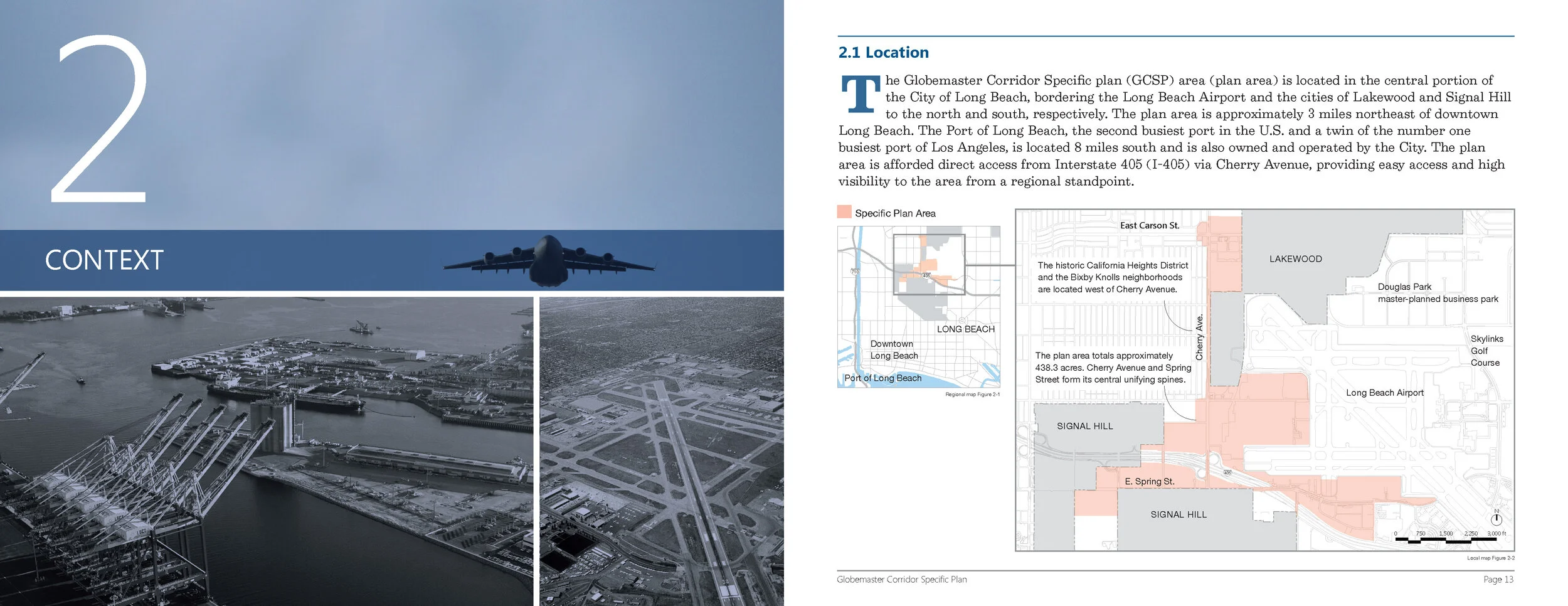 Specific Plan layout
