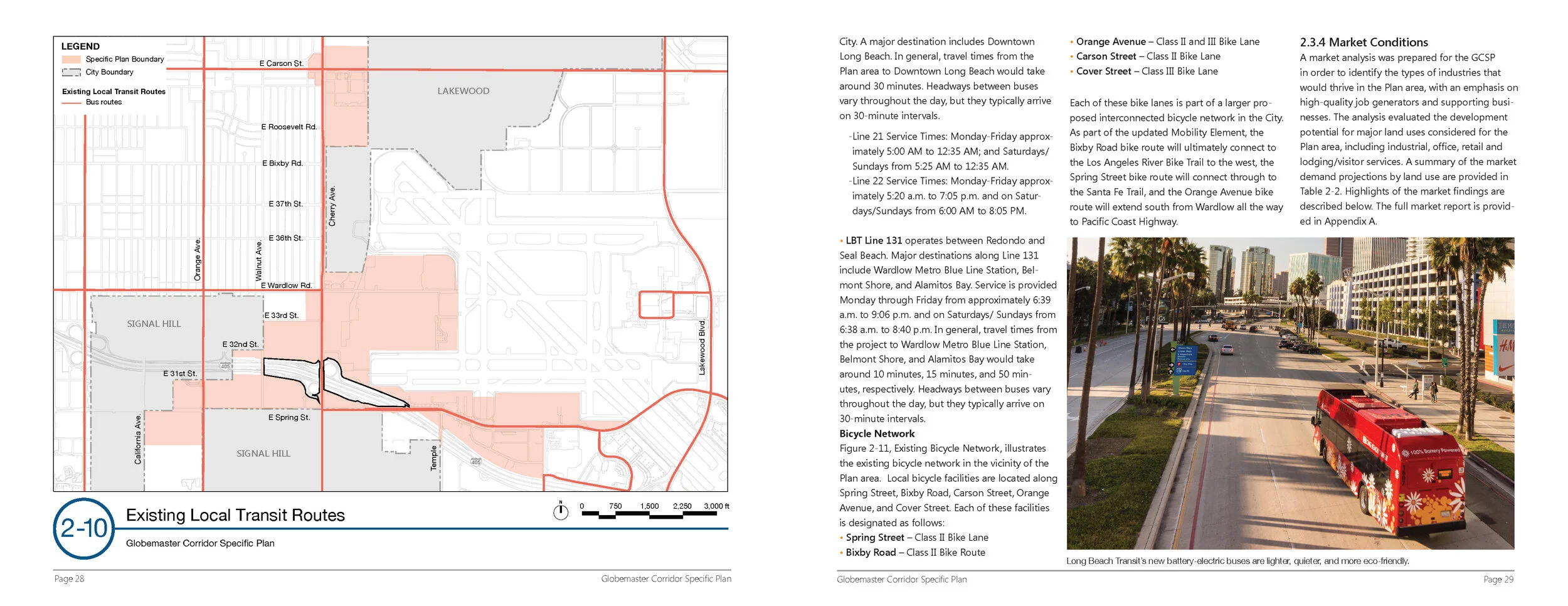 Specific Plan layout