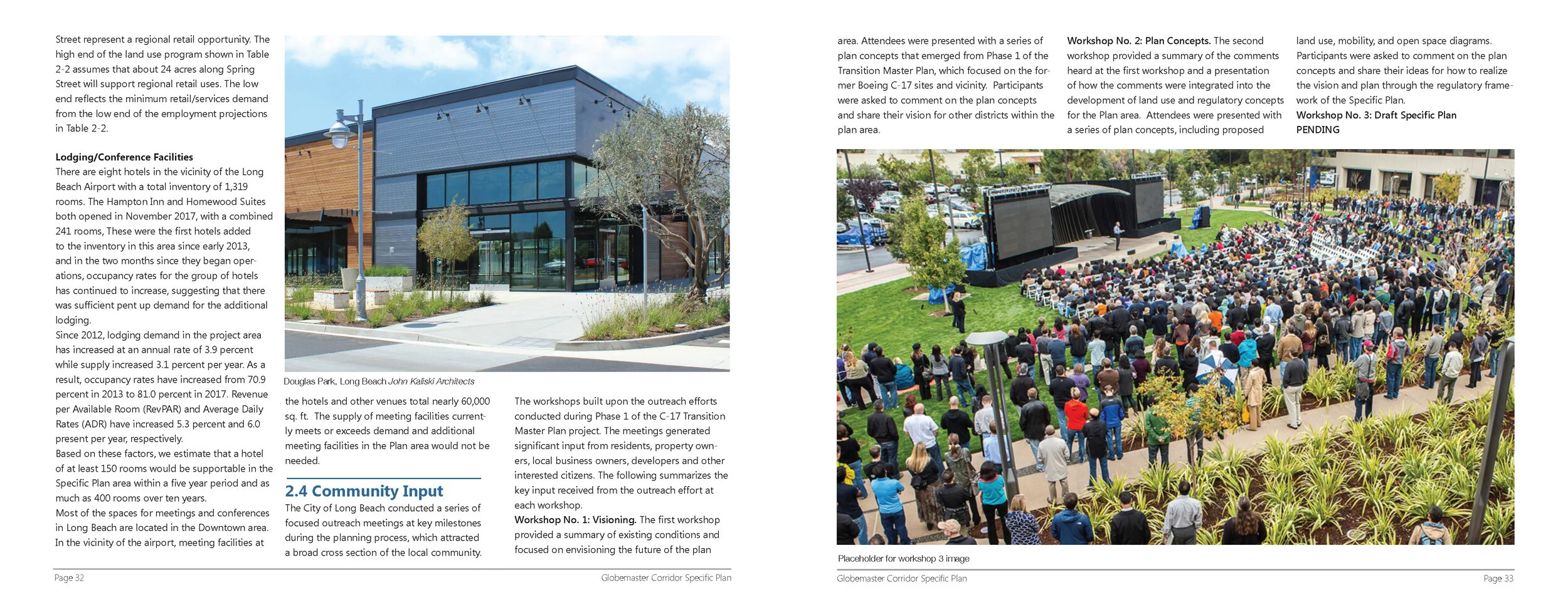 Specific Plan layout