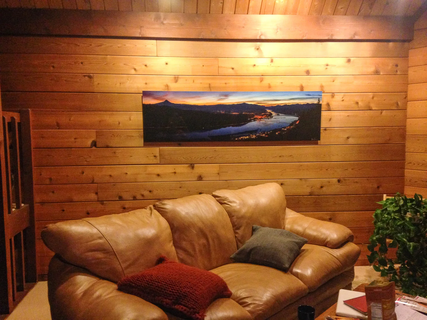 And here it hangs in their home :) 