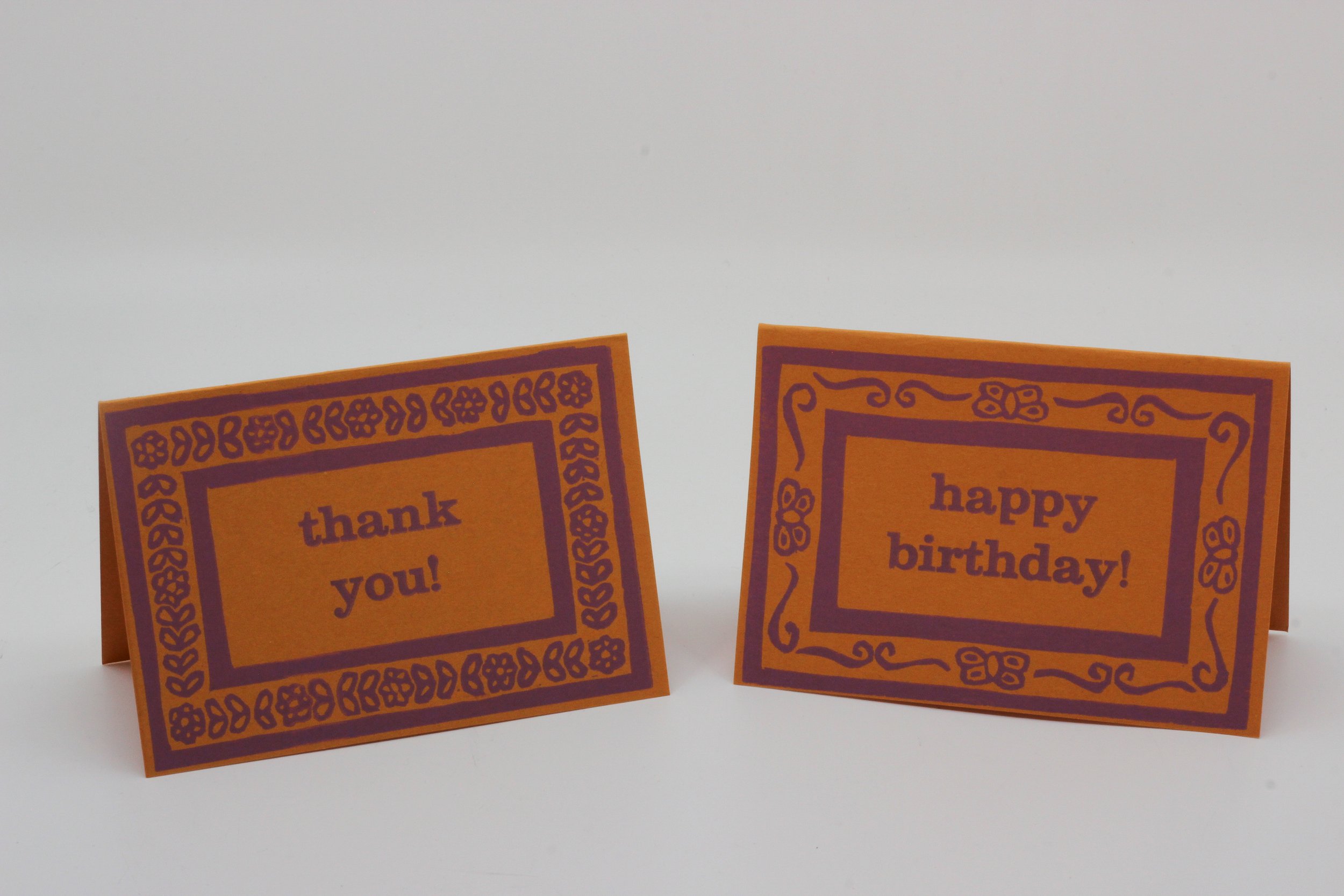 Greeting Cards Orange