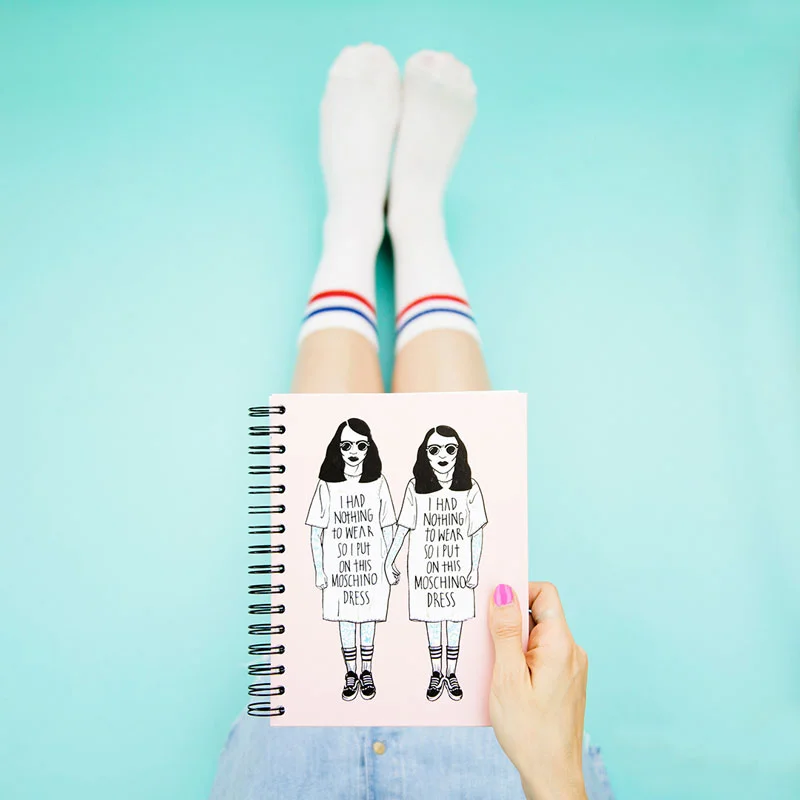 Illustration on the notebook: Petit Pato
