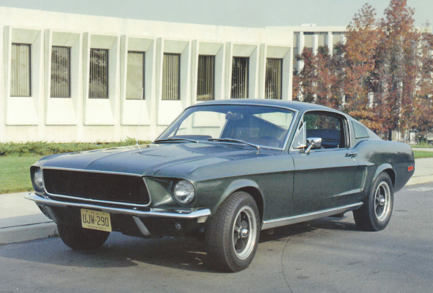   These images of surviving Bullitt no. 559 (circa 1973) are from the only known photo session of the car after it left the movie studio.&nbsp; Property Frank Marranca   