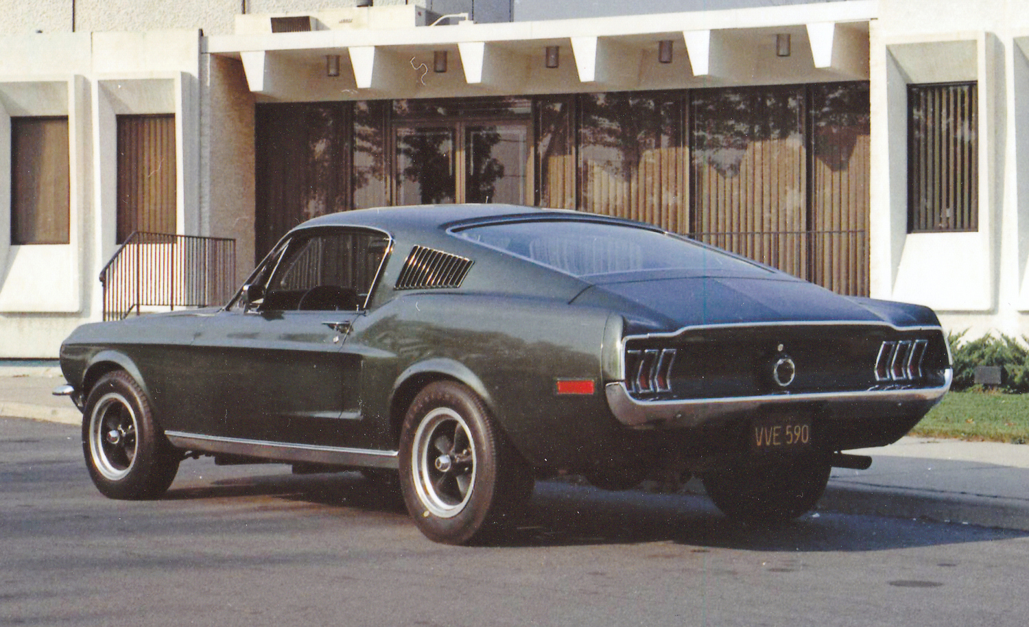  These images of surviving Bullitt no. 559 (circa 1973) are from the only known photo session of the car after it left the movie studio.&nbsp; Property Frank Marranca   