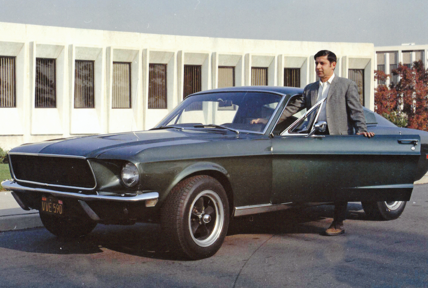   These images of surviving Bullitt no. 559 (circa 1973) are from the only known photo session of the car after it left the movie studio.&nbsp; Property Frank Marranca   