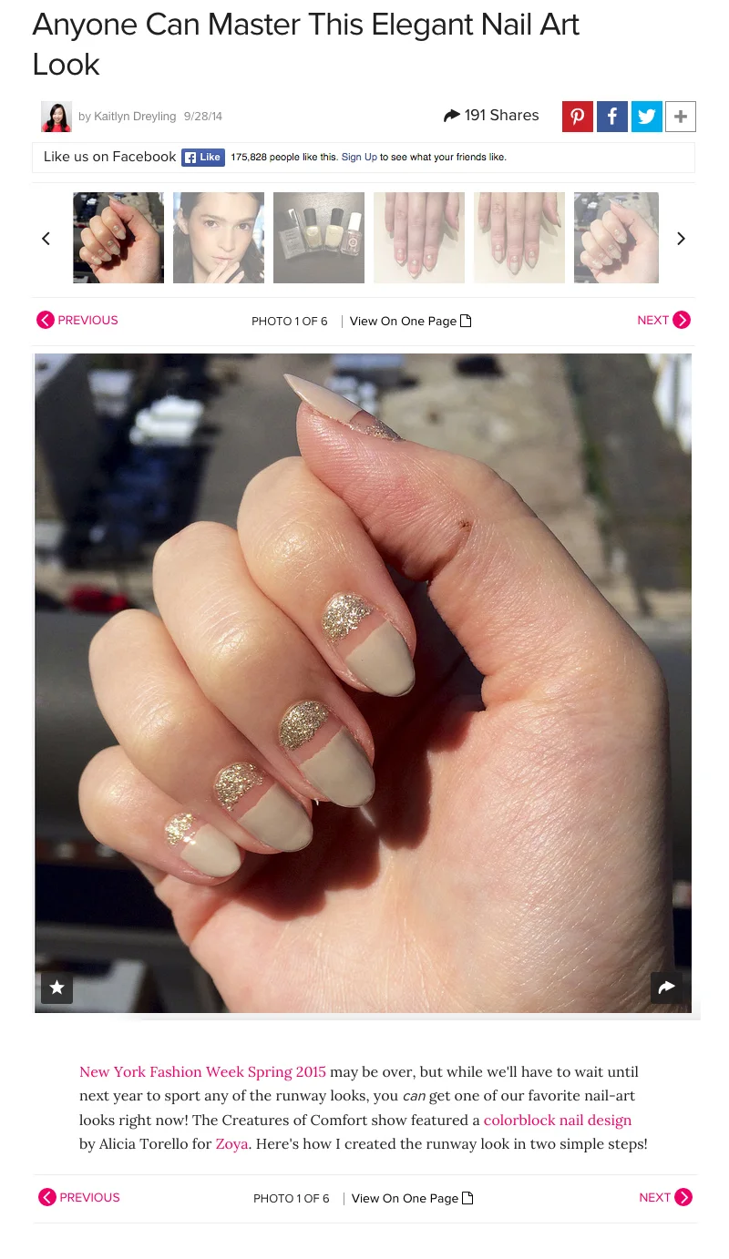 Negative Space Nail Art Tutorial