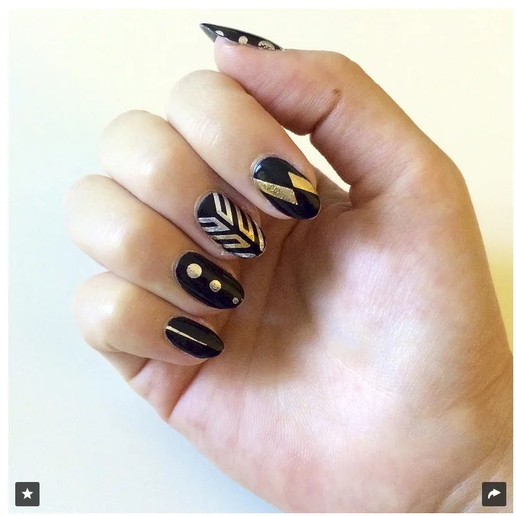 Flash Tattoo Nail Art Tutorial