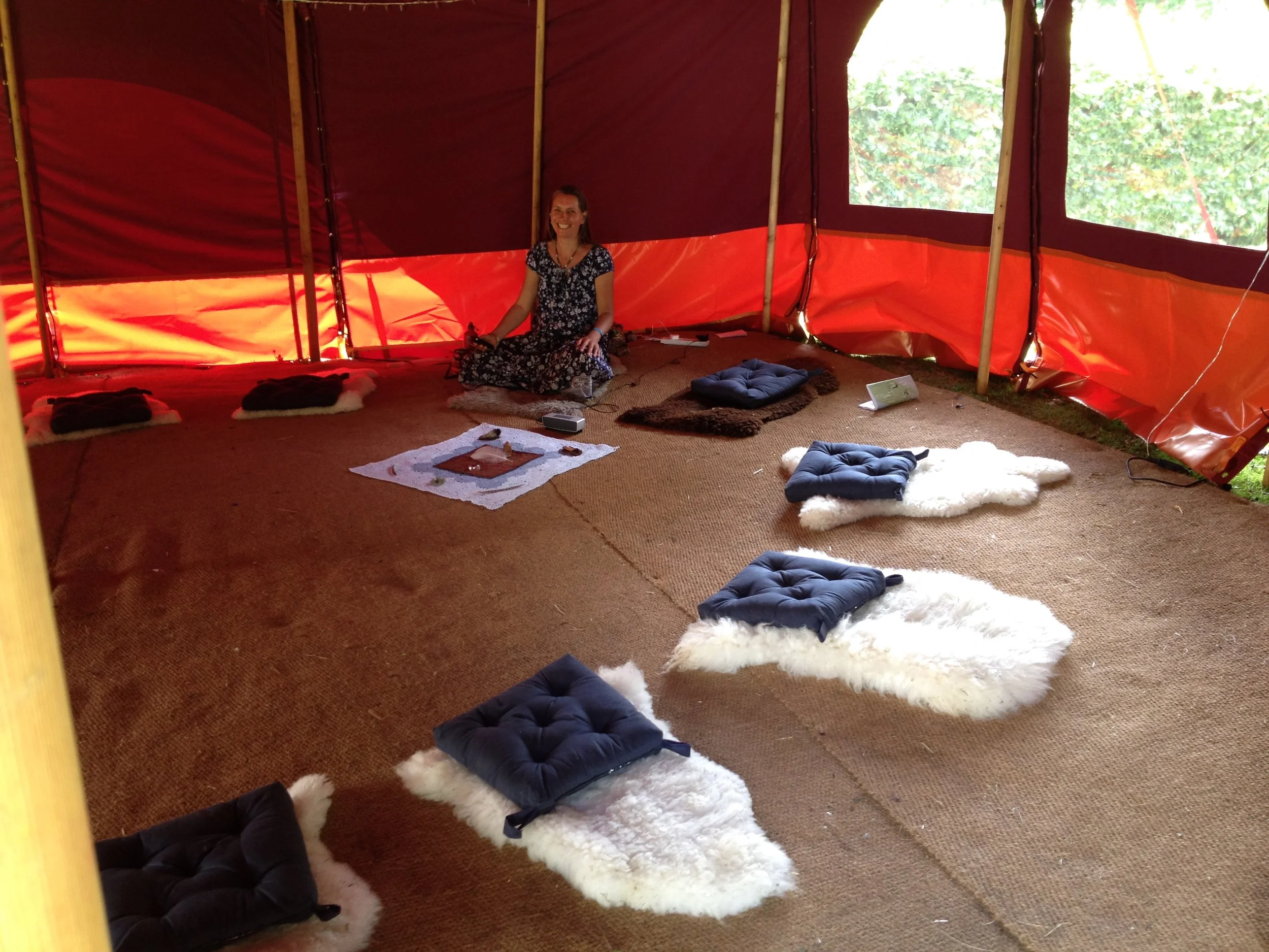 Breathing circle with Sati in Port Eliot