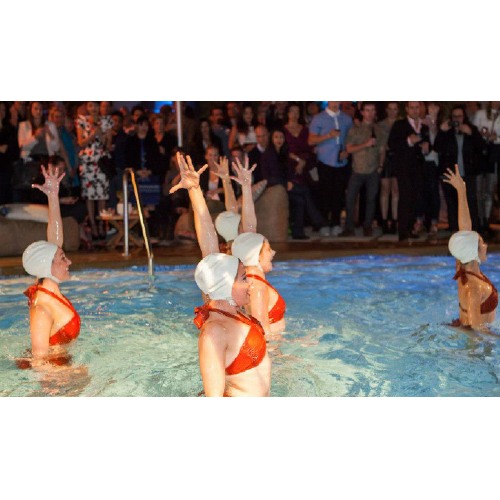 LA Magazine Grand Opening with the Aqualillies