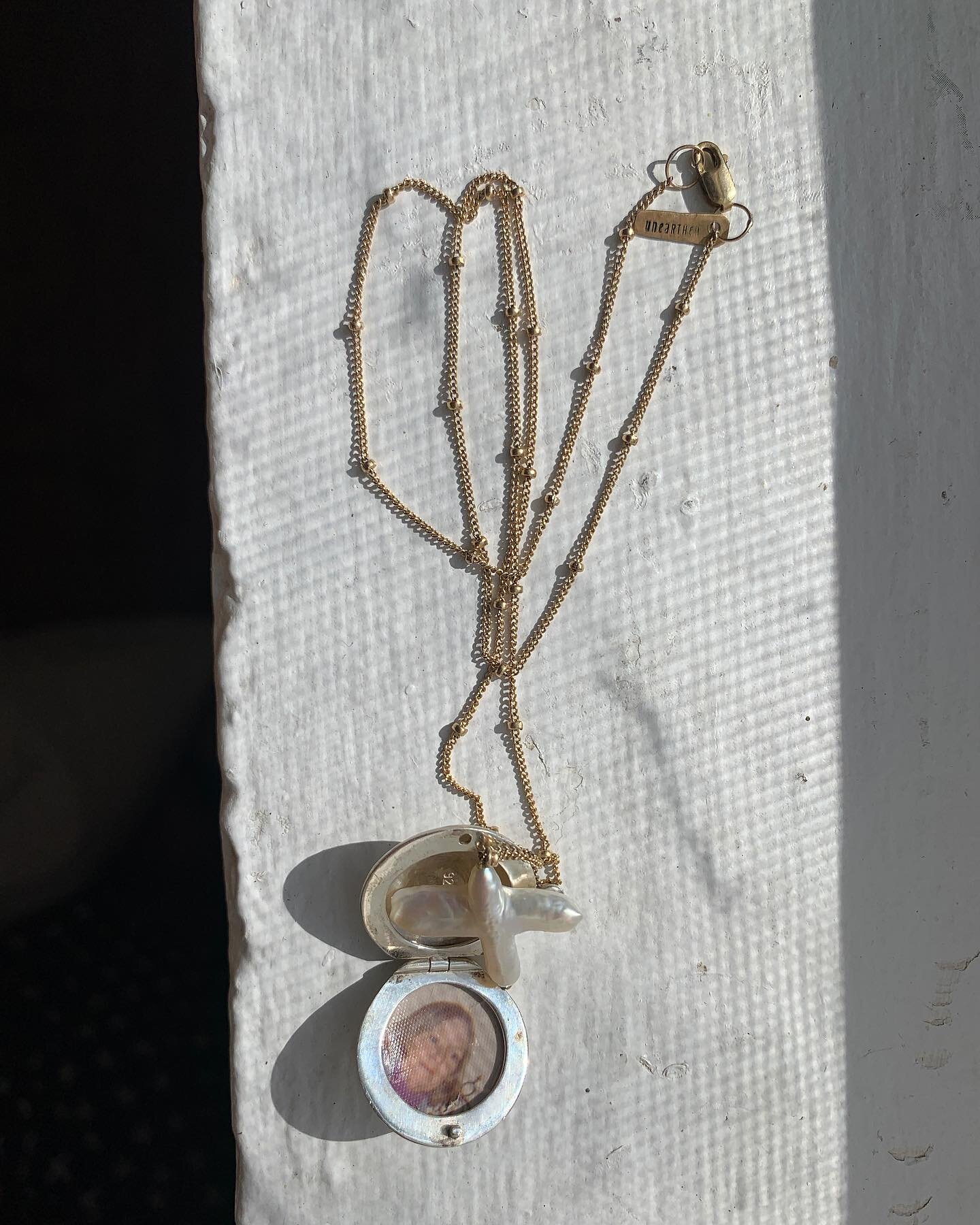 I added a locket with a picture of my grandmother to my personal jewelry recently. It feels so good to wear it close to my heart. DM for info about having a one of a kind locket made for you. Happy Valentines Day! ❤️