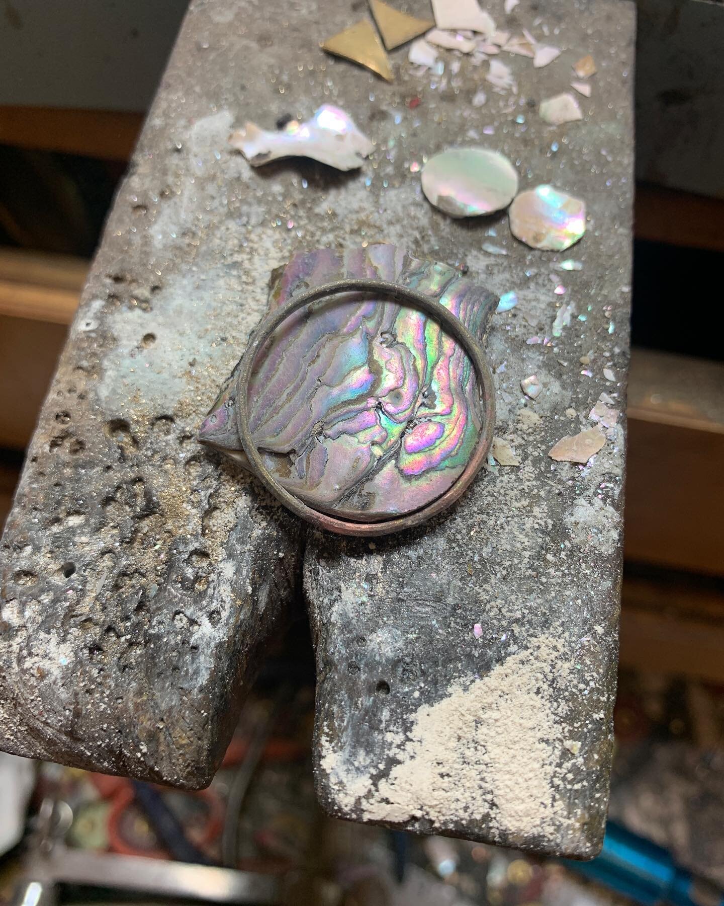 Making buttons, BTS ! I know I&rsquo;ve been posting mostly non-jewelry things lately. It&rsquo;s been so inspiring to try new things and I hope it&rsquo;s been fun to watch things expand.